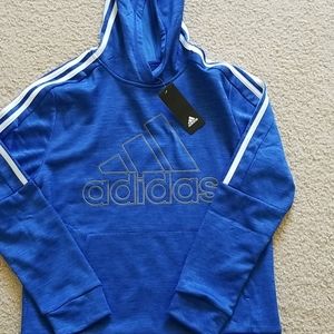 Boys Adidas Hooded Sweatshirt